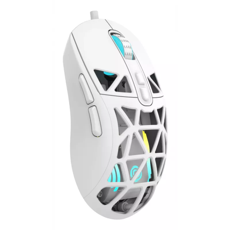 Oniverse - Rato gaming com fio Kryo - Luxion White (PC), Ambidestro, Ótico, USB Type-A, 13800 DPI, Branco