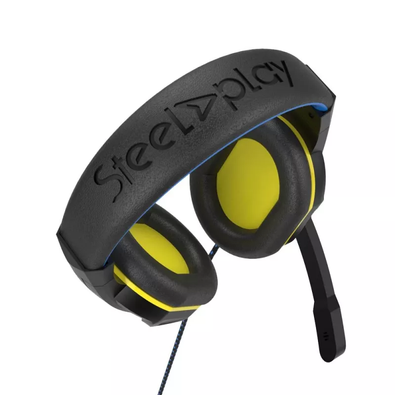 Steelplay HP47 headset com fios head-band gaming preto, amarelo