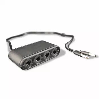 Steelplay adaptador para comandos Gamecube® (Switch), Nintendo Switch, adaptador, preto, USB, com fios, 1 unid.