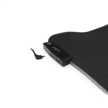 Lexip B10 – tapete de rato XL flexível com superfície macia microtexturizada e iluminação RGB – 800 x 400 x 4 mm