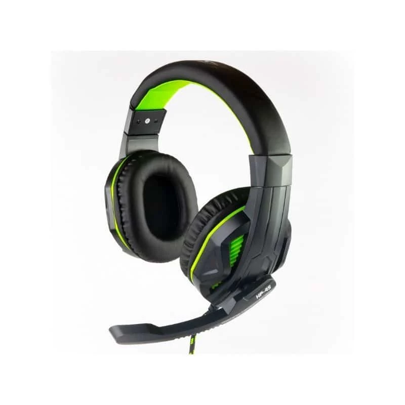 Steelplay headset estéreo com fios - Hp-45 - preto/verde (Xbox), com fios, gaming, 20 - 20000 Hz, 274 g, headset, preto, verde