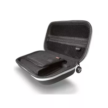 Lexip bolsa universal (Switch + Switch Lite), estojo rígido, Nintendo, preto, Nintendo Switch, Nintendo Switch Lite, resistente a choques, resistente a riscos, fecho de correr