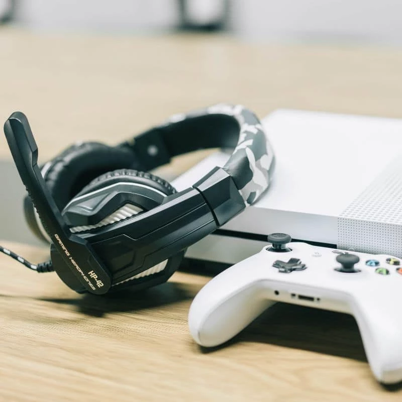 Steelplay headset estéreo com fios - Hp42 - Ice Camo (Multi), com fios, gaming, 20 - 20000 Hz, 278 g, headset, padrão camuflado