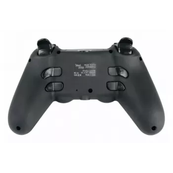 Lexip Metaltech – comando com fios – vermelho rubi (Multi), gamepad, PC, PlayStation 4, D-Pad, botão Home, botão Options, botão Share, analógico/digital, multicor, com fios