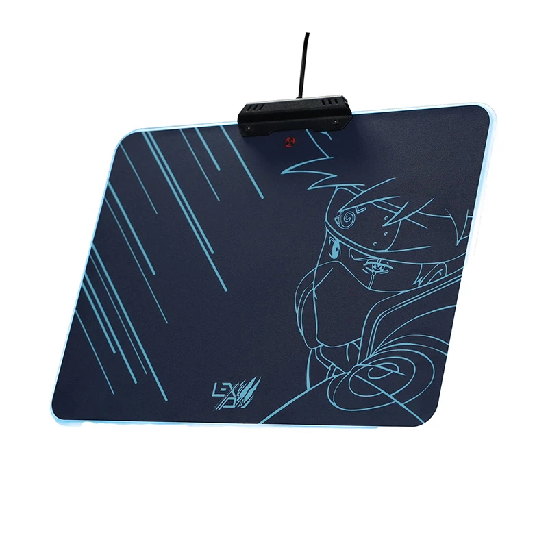 Lexip Kakashi „Kamui“ Naruto Shippuden tapete de rato – com superfície rígida microtexturizada e iluminação RGB
