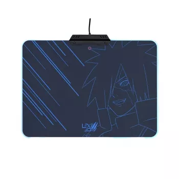 Lexip Madara “Destruction” Naruto Shippuden tapete de rato – com superfície rígida microtexturizada e iluminação RGB
