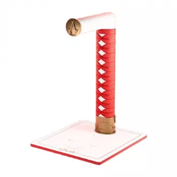Lexip X Ubisoft - Assassin's Creed - Shadows suporte para headset, suporte para headset, dourado, vermelho, branco
