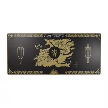 Lexip HBO Game of Thrones - Lannister Edition tapete de rato gaming preto, amarelo