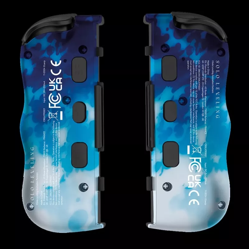 Lexip X CRUNCHYROLL - SUNG JIN-WOO TWIN PADS WL, Gamepad, Nintendo Switch 2, D-pad, teclas direcionais, analógico / digital, sem fios, azul, branco