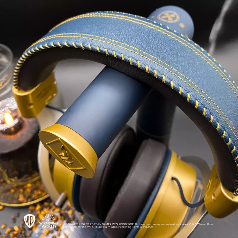 Suporte para headset Lexip Assassin's Creed Shadows - X Ubisoft, suporte para headset, azul, dourado