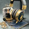 Suporte para headset Lexip Assassin's Creed Shadows - X Ubisoft, suporte para headset, azul, dourado