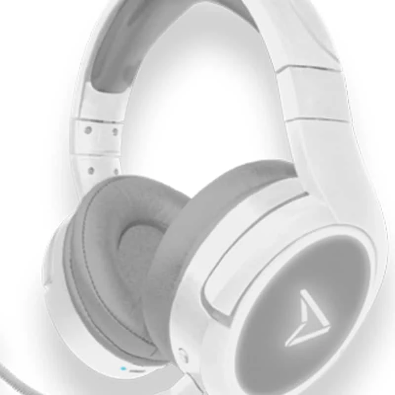 Steelplay Bluetooth Headset - Impulse White (Multi), Com fio e sem fios, Gaming, 20 - 20000 Hz, 305 g, Headset, Cinzento-claro, Branco