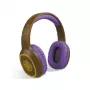 Headset Steelplay Adventure Magic (Switch/PC/Mac/telemóvel), com fios e sem fios, gaming, 20 – 20000 Hz, 175 g, headset, castanho, roxo