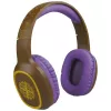 Headset Steelplay Adventure Magic (Switch/PC/Mac/telemóvel), com fios e sem fios, gaming, 20 – 20000 Hz, 175 g, headset, castanho, roxo