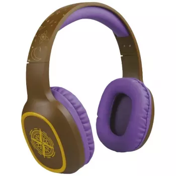 Headset Steelplay Adventure Magic (Switch/PC/Mac/telemóvel), com fios e sem fios, gaming, 20 – 20000 Hz, 175 g, headset, castanho, roxo