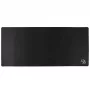 Tapete de rato Lexip XXL – preto, preto, monocromático, tecido, borracha, base antiderrapante, tapete de rato gaming