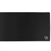 Tapete de rato Lexip XXL – preto, preto, monocromático, tecido, borracha, base antiderrapante, tapete de rato gaming