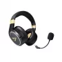 Headset Lexip Metaltech – sem fios com baixa latência, 32 h de autonomia – Radiance Gold