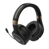 Headset Lexip Metaltech – sem fios com baixa latência, 32 h de autonomia – Radiance Gold