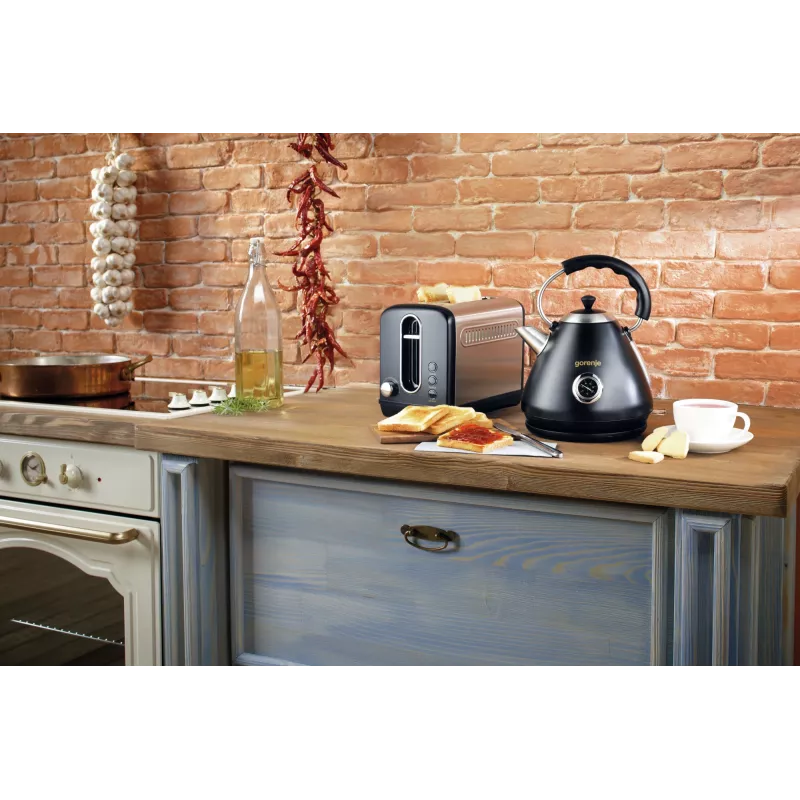 Gorenje T1100CLBK 6 2 fatias 1100 W preto