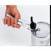 Abre-latas mecânico WMF Tin Up preto, aço inoxidável