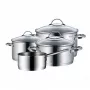 Conjunto de panelas WMF Provence Plus 4 peças, aço inoxidável