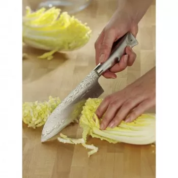 Faca santoku WMF Grand Class Damasteel, faca doméstica, damasco