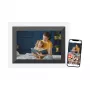Moldura digital Braun DigiFrame 10B preta, branca 25,6 cm (10,1 polegadas) ecrã tátil Wi-Fi