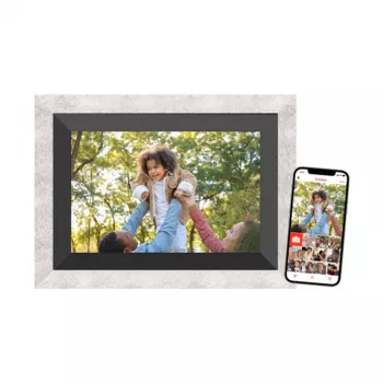 Moldura digital Braun DigiFrame 10B preta, cinzenta 25,6 cm (10,1″) ecrã tátil Wi-Fi