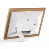 Moldura digital Braun DigiFrame 10W branca, madeira 25,6 cm (10,1 polegadas) ecrã tátil Wi-Fi