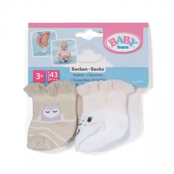 Meias de boneca BABY born ovelha 2 pares 43cm