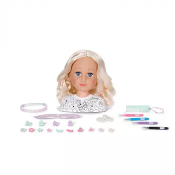 BABY born Styling Head Paint Artist, cabeça de boneca de maquilhagem/estilo, feminino, 3 ano(s), rapaz/rapariga, multicolor