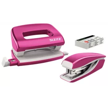 Leitz 55612023 Agrafador Metallic, Rosa