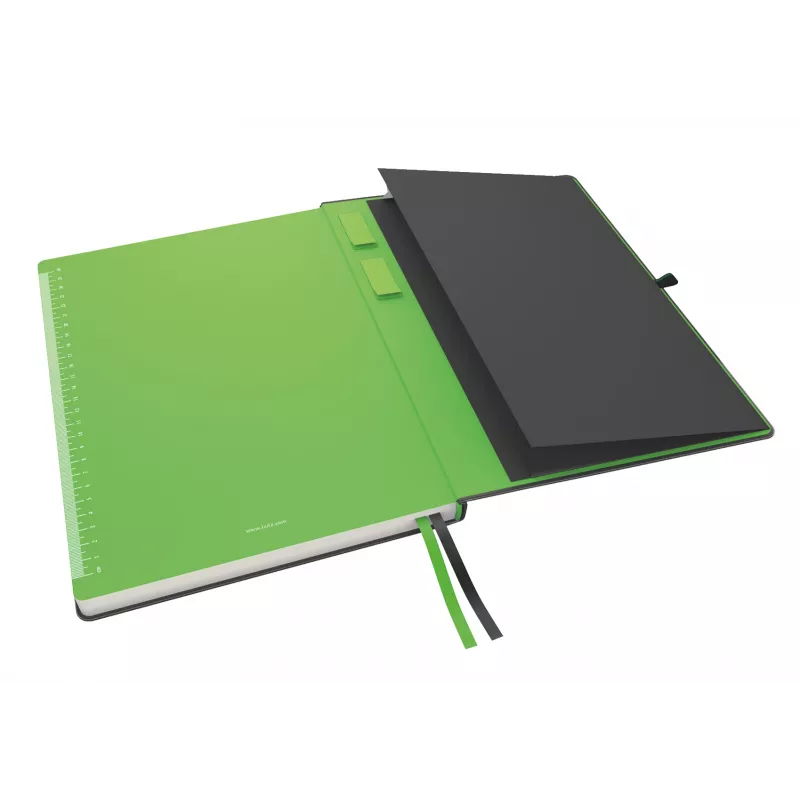 Leitz Caderno Complete A4 pautado 96 g 80 folhas, Preto, A4, Capa dura