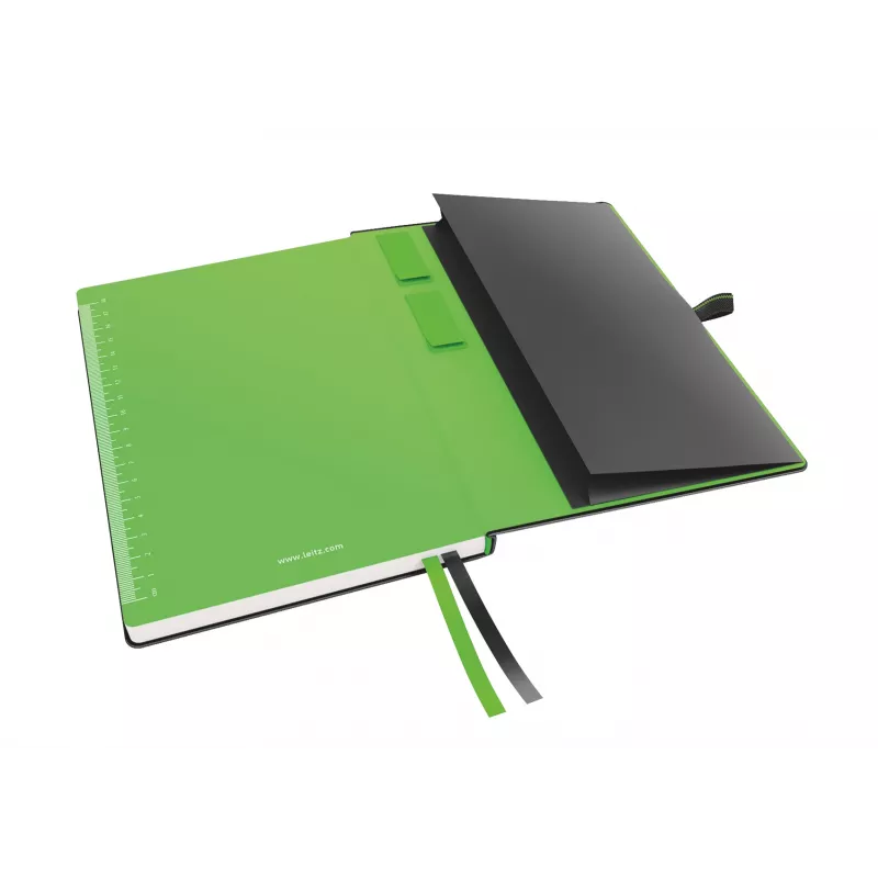 Leitz Caderno Complete A5 pautado 96 g 80 folhas, Preto, A5, Capa dura