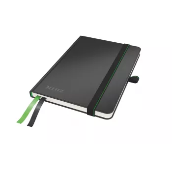 Leitz Caderno Complete A6 pautado 96 g 80 folhas, Preto, A6, Capa dura