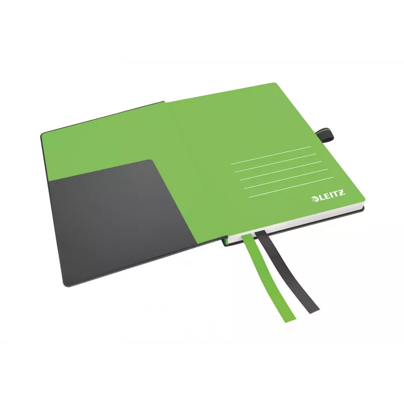 Leitz Caderno Complete A6 pautado 96 g 80 folhas, Preto, A6, Capa dura