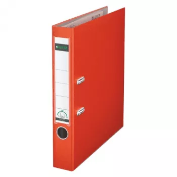 Leitz Dossier de alavanca 180° Plástico 50 mm Dossier de anéis A4 Vermelho