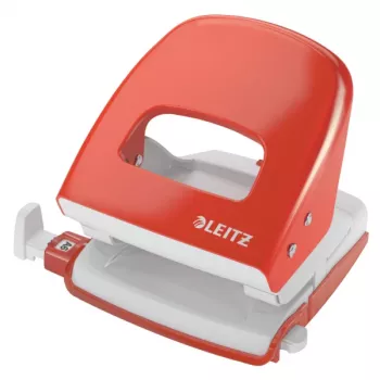 Leitz Perfurador 5008 NeXXt, 2 furos 30 folhas, 30 folhas, Vermelho, Metal, 8 cm, A6, 5,5 mm