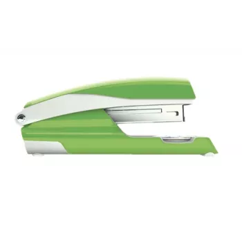 Leitz Agrafador NeXXt, 30 folhas, Verde, Prateado, 24/6, Metal, Plástico, 80 g/m², Carregamento superior