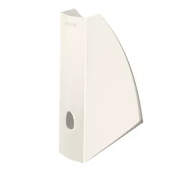 Leitz WOW Recolhedor de revistas, Branco, Plástico, A4, 258 mm, 258 mm, 290 g