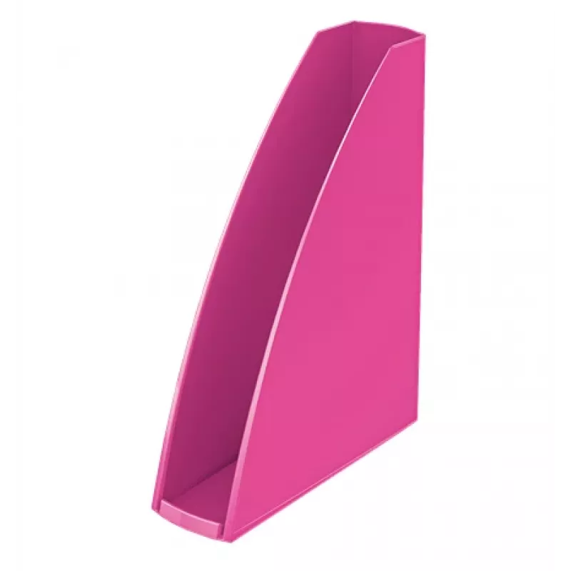 Leitz Recolhedor de revistas WOW, Rosa, Plástico, A4, 258 mm, 75 mm, 312 mm