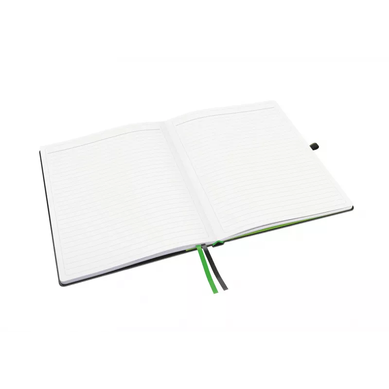 Caderno Leitz Complete tamanho iPad pautado 96 g 80 folhas, preto, capa dura
