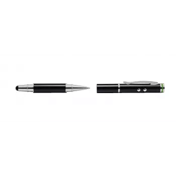 Canetas stylus Leitz pens 4 em um Complete para dispositivos com ecrã tátil, universal, compatibilidade com marcas, preto, iPad, latão, silicone, LR41