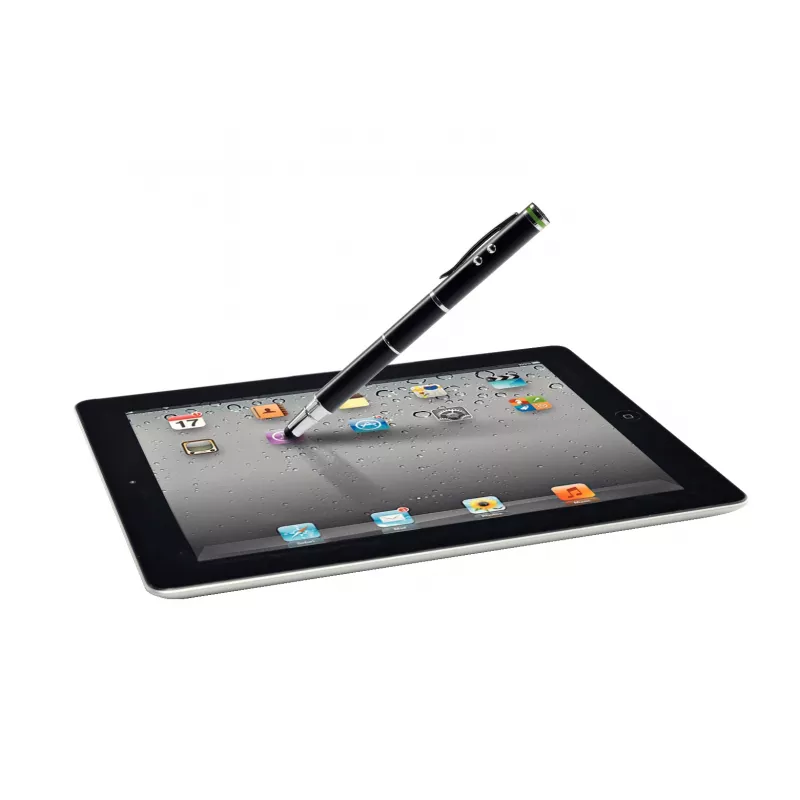 Canetas stylus Leitz pens 4 em um Complete para dispositivos com ecrã tátil, universal, compatibilidade com marcas, preto, iPad, latão, silicone, LR41