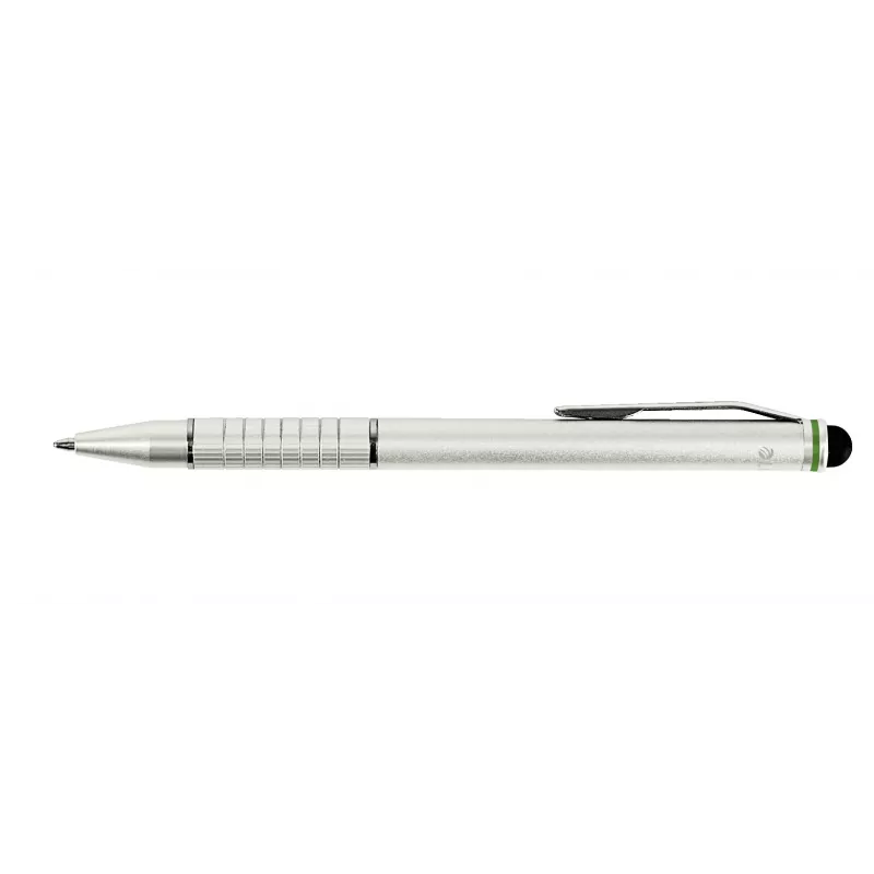 Canetas stylus Leitz 2 em 1 Complete para dispositivos com ecrã tátil, universal, todas as marcas, prateado, iPad, alumínio, silicone, 10 g