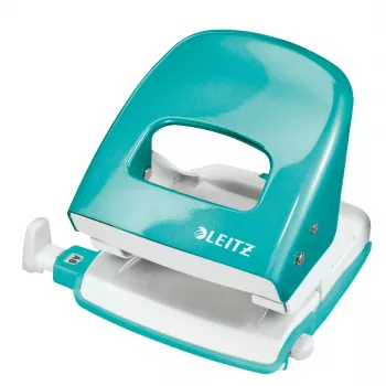 Perfurador Leitz NeXXt WOW 5008 metal 2 furos / 30 folhas, 30 folhas, azul, branco, metal, 8 cm, 5,5 mm, A6