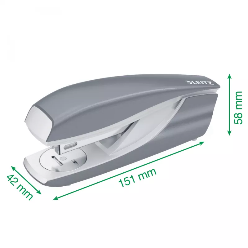 Agrafador Leitz WOW 5502 metal 30 folhas, 30 folhas, roxo, P3, metal, plástico, 80 g/m², 4 cm