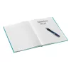 Caderno Leitz WOW A5 quadriculado com capa dura, padrão, azul, A5, 80 folhas, 80 g/m², papel quadriculado