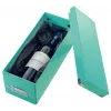Caixa de armazenamento de CDs Leitz Click & Store WOW, turquesa, cartão, 143 mm, 352 mm, 136 mm, 440 g